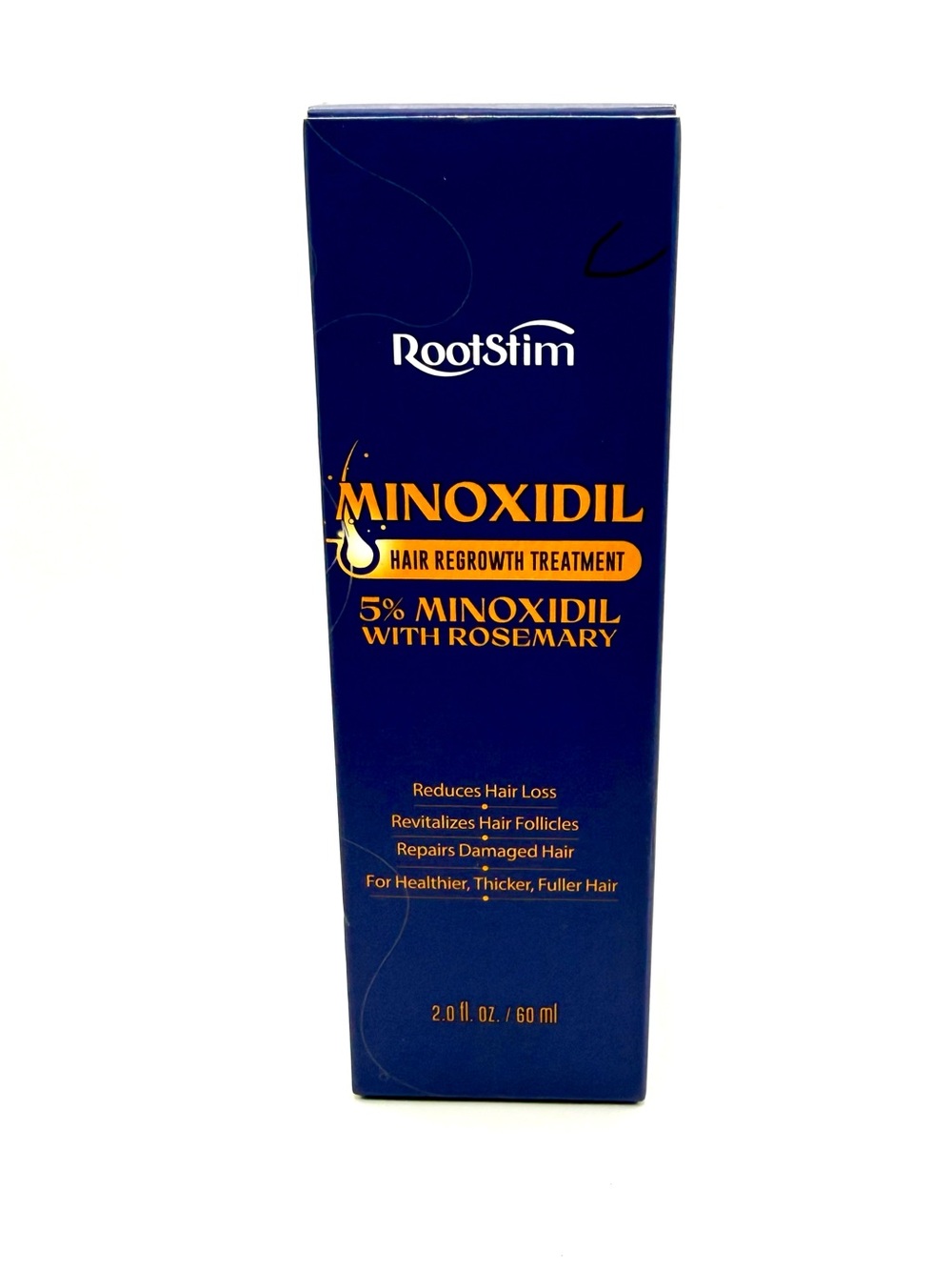 RootStim 5% Minoxidil with Rosemary Hair Regrowth Treatment 2 fl oz / 60 mL New